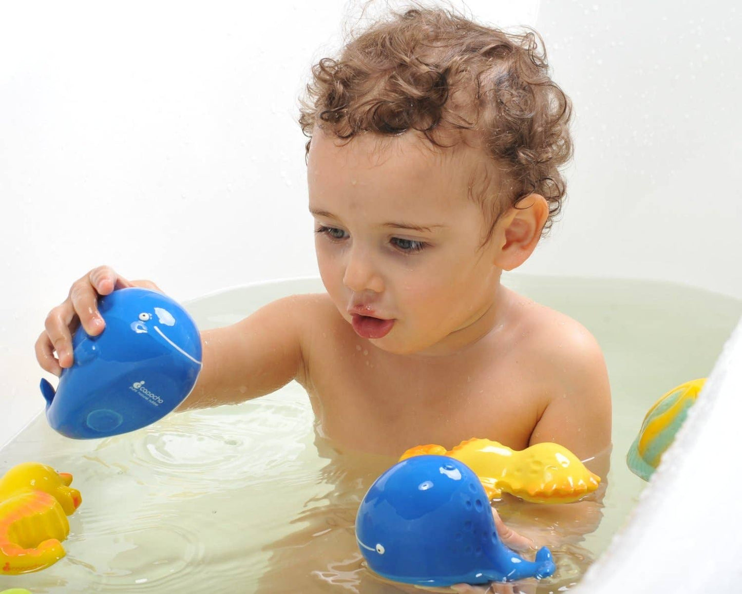 Natural Rubber Whale Non-Toxic Bath Toy, Mold-free design