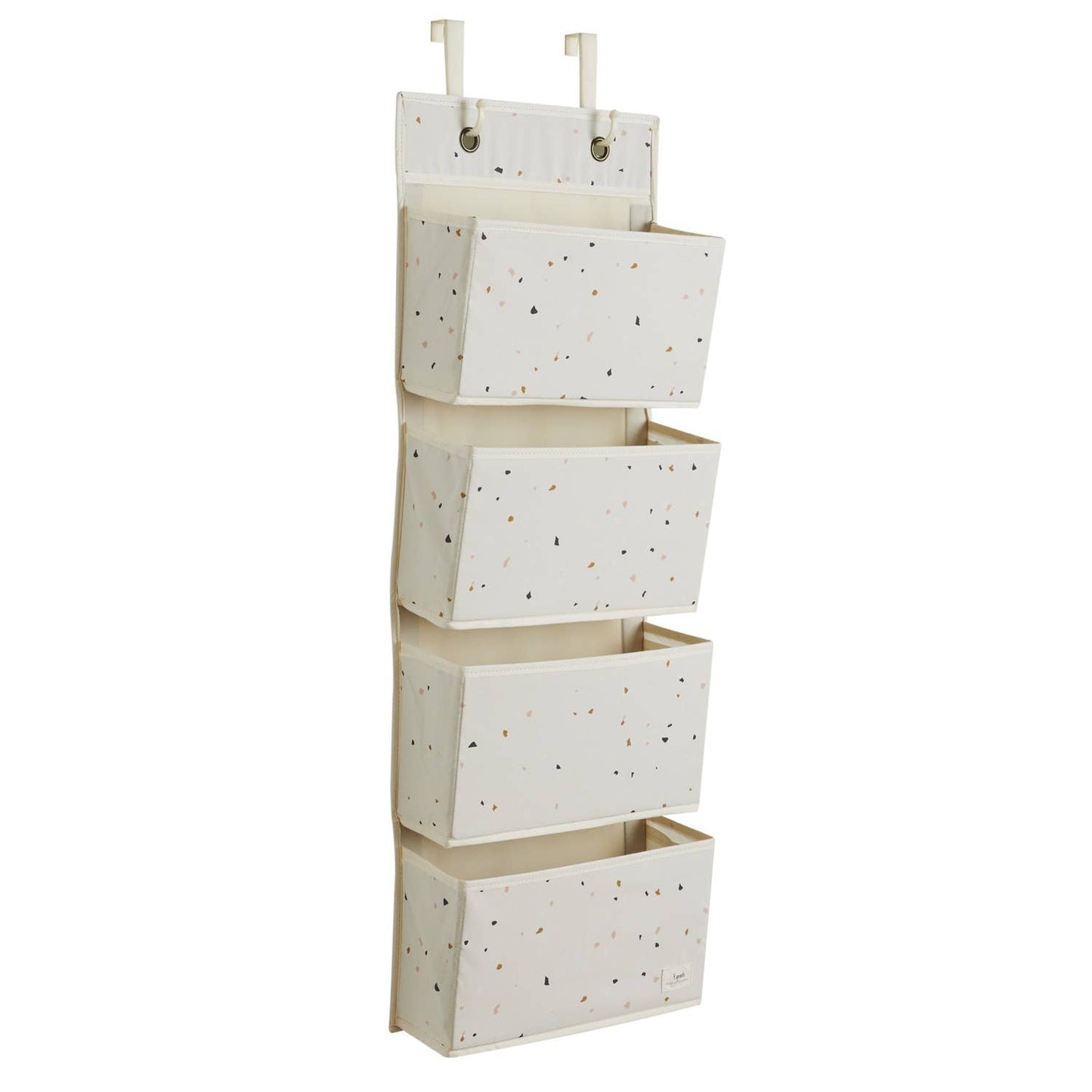 3 Sprouts - Recycled Fabric Over the Door Organizer for Nursery
