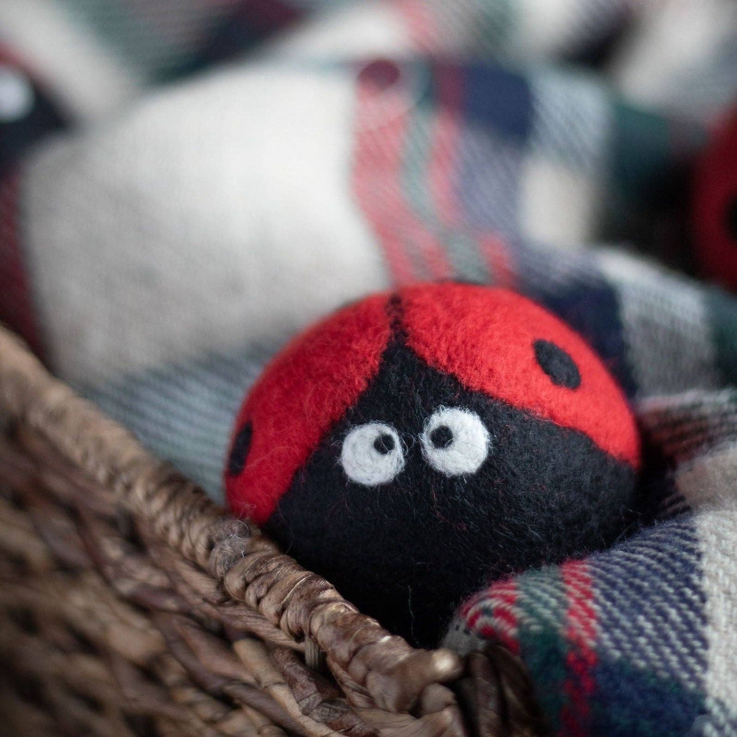Friendsheep - Ladybug Trio Eco Wool Dryer Balls - Set of 3