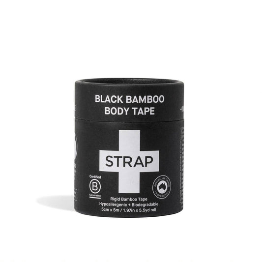 PATCH - Eco First Aid - STRAP Black Bamboo Body Tape - 5.5yd