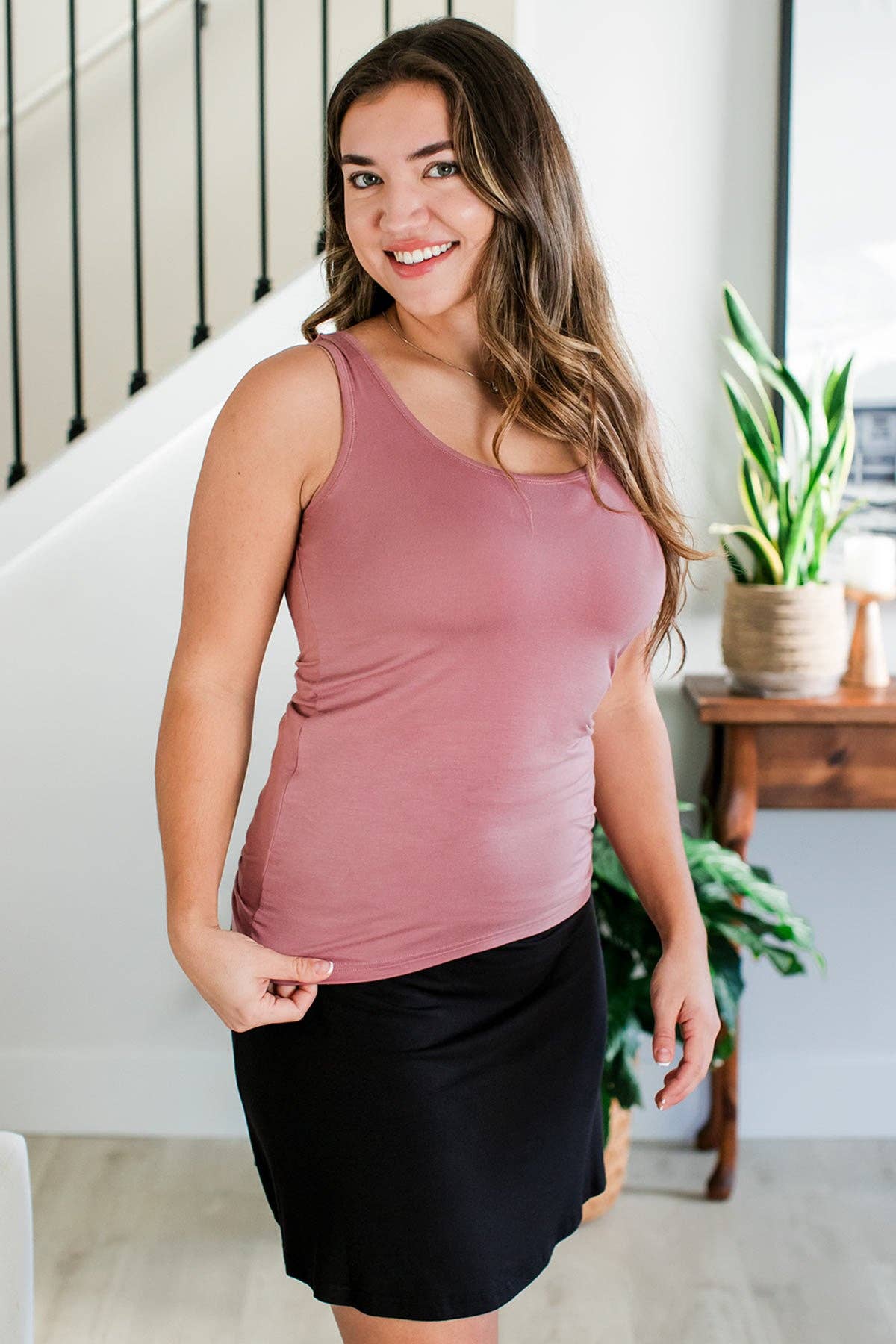 YALA - Zia Layering Bamboo Tank Top