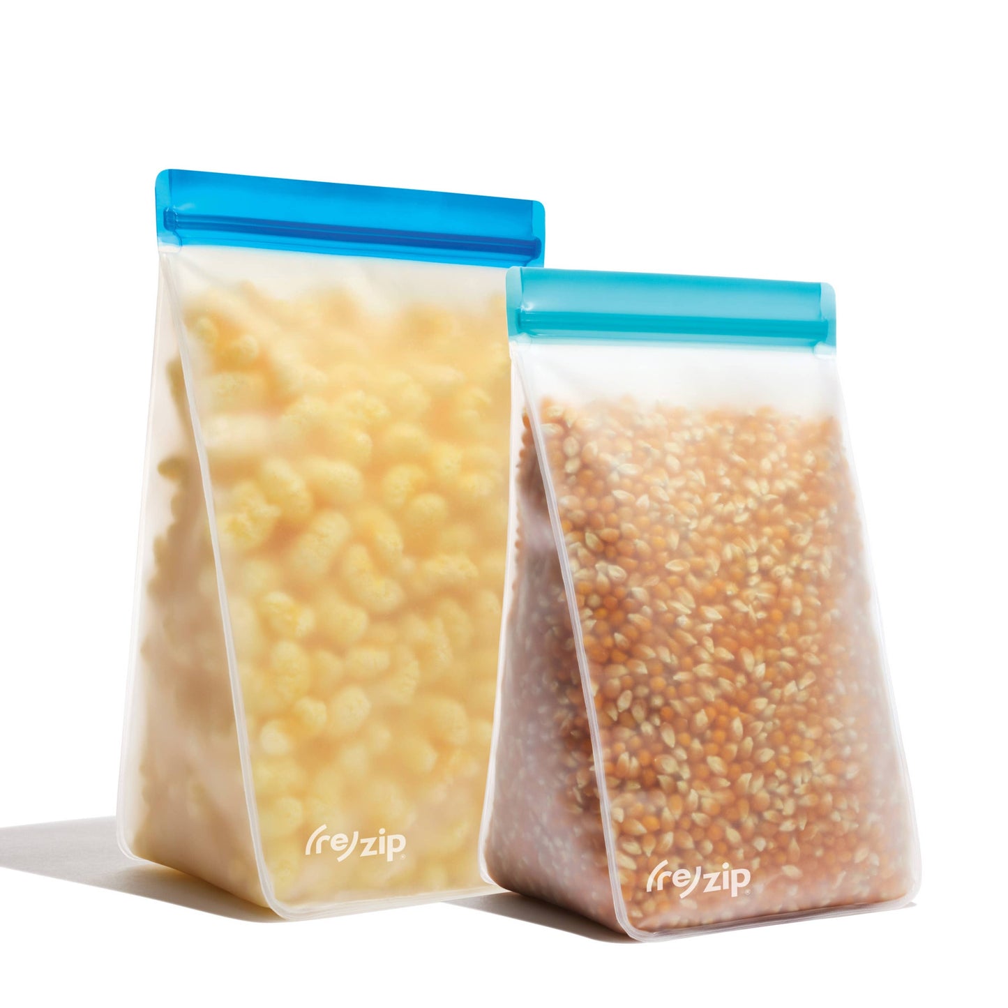 Reusable Stand-Up Snack and Chip Pantry Bags- 2 Piece Sets