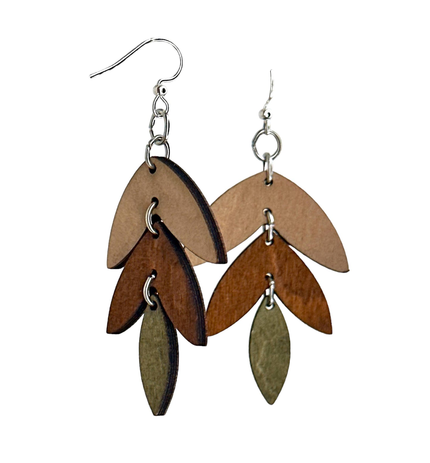 Green Tree Jewelry - Three Piece Earrings #1773