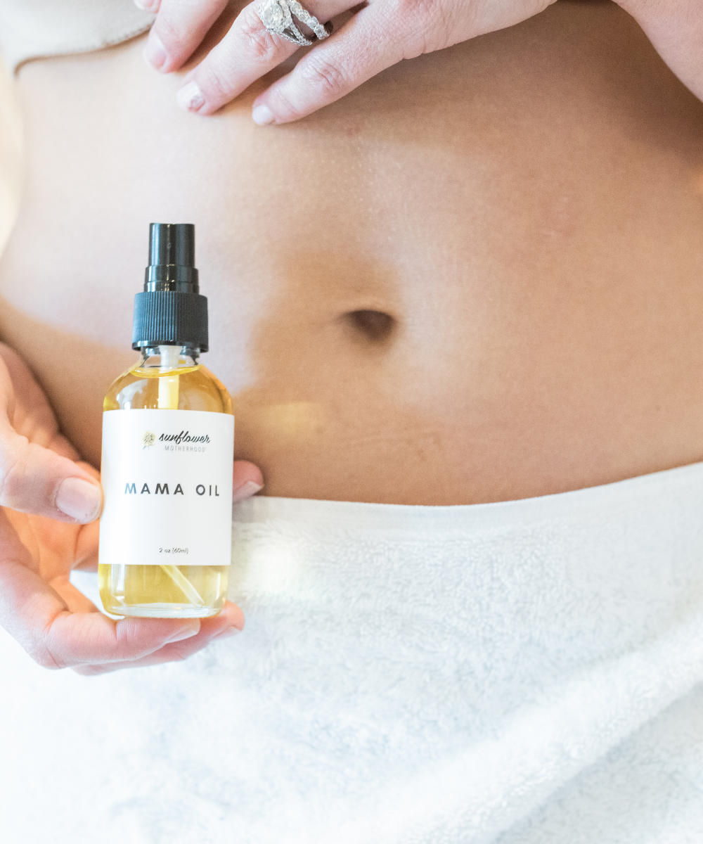 Sunflower Motherhood - Mama Oil | Hydrating Maternity Belly Oil Natural Ingredients