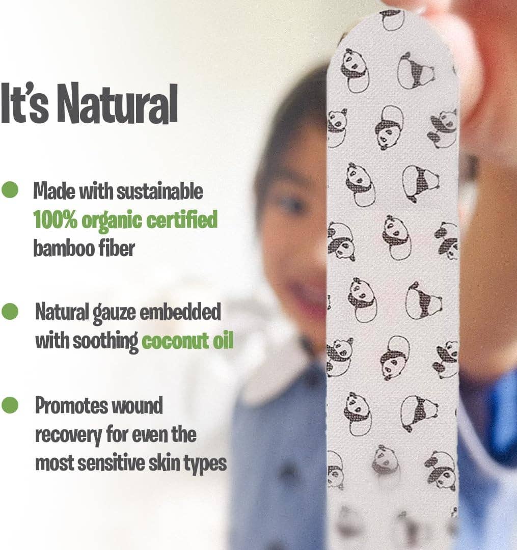 PATCH - Eco First Aid - PATCH Panda Coconut Oil Bandages - 20pk