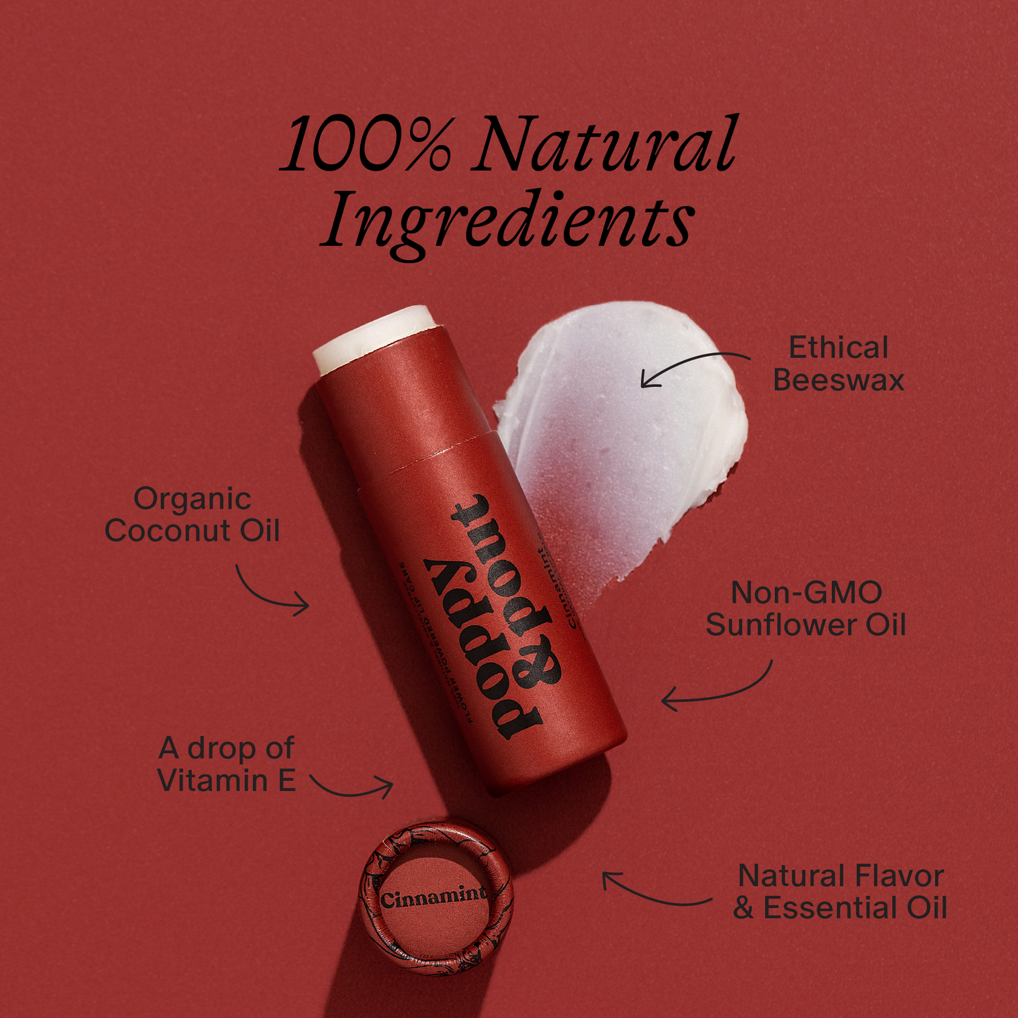 Poppy & Pout - Lip Balm, Cinnamint