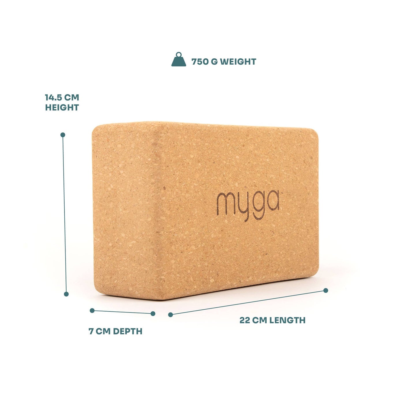 Myga - Cork Yoga Block
