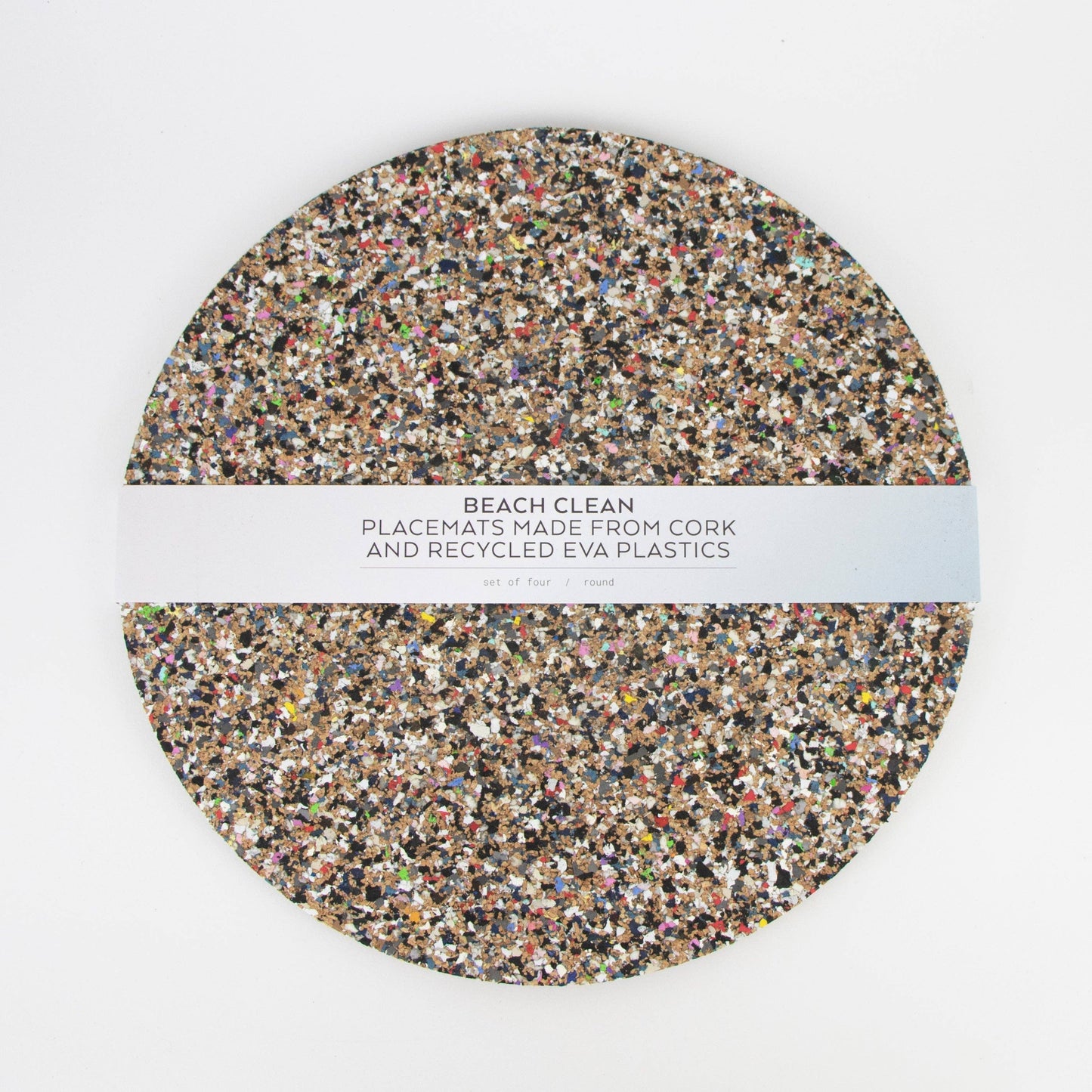 Beach Clean Placemats | Round | Set of 4