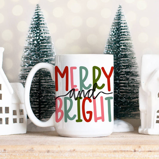 Love You a Latte Shop - Christmas Merry & Bright 15 oz Mug