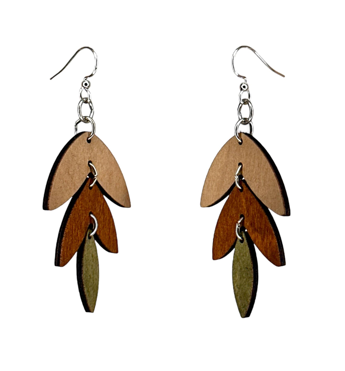 Green Tree Jewelry - Three Piece Earrings #1773