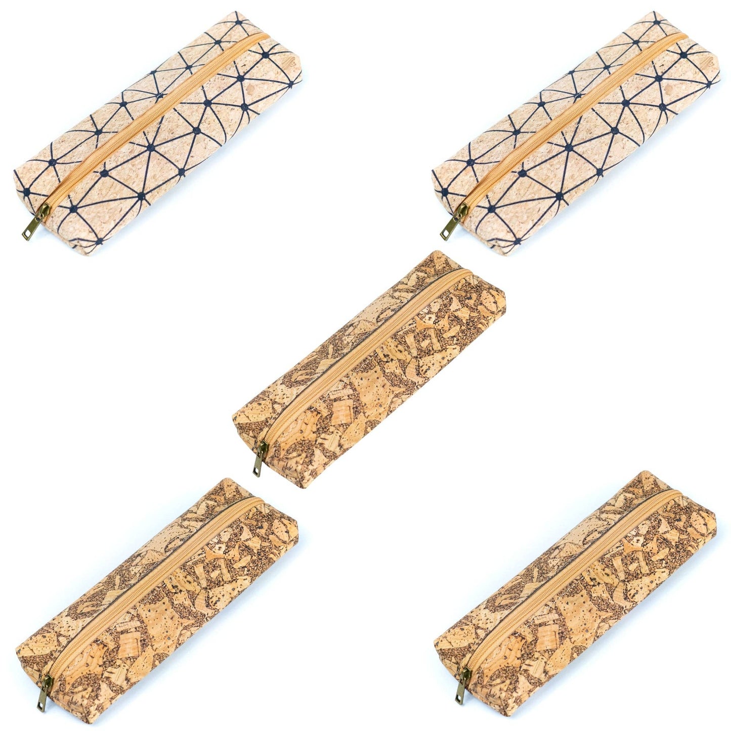 Cork Pencil Case  Pack of 5 | Lightweight, Durable & Stylish BAGP-339