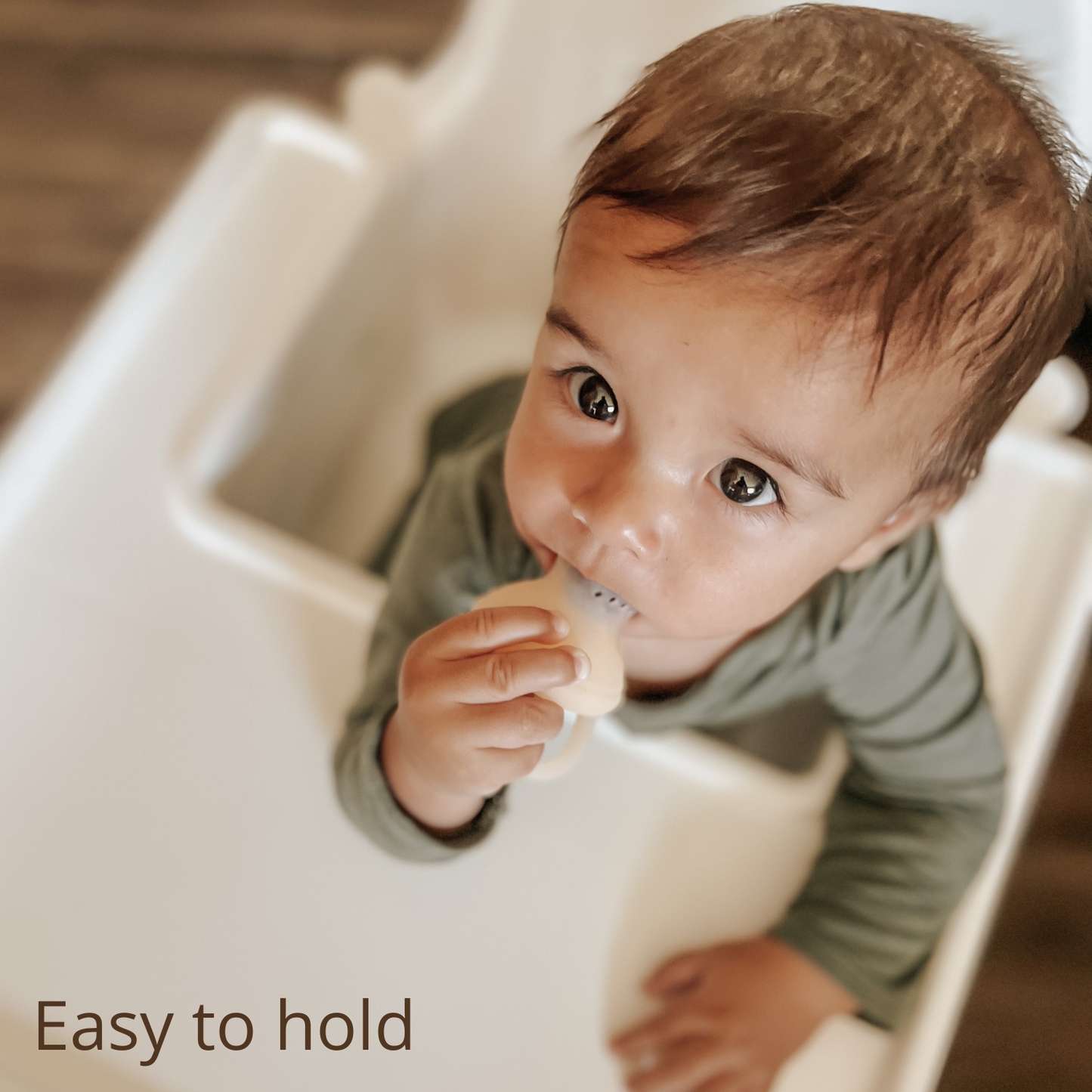 Ali+Oli - Silicone Food & Fruit Feeder (2 sizes) Oat & Coco