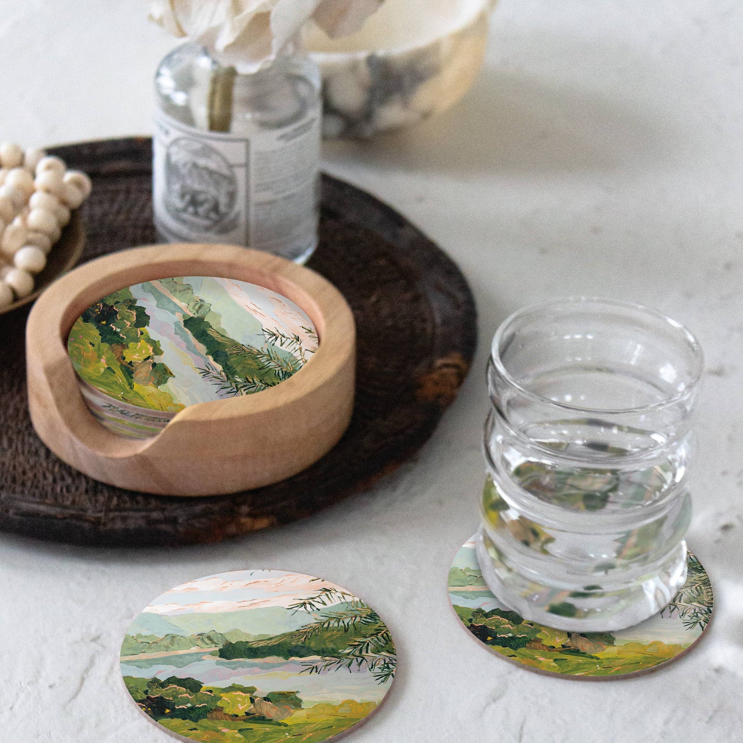 River Bank Seedlings Coaster