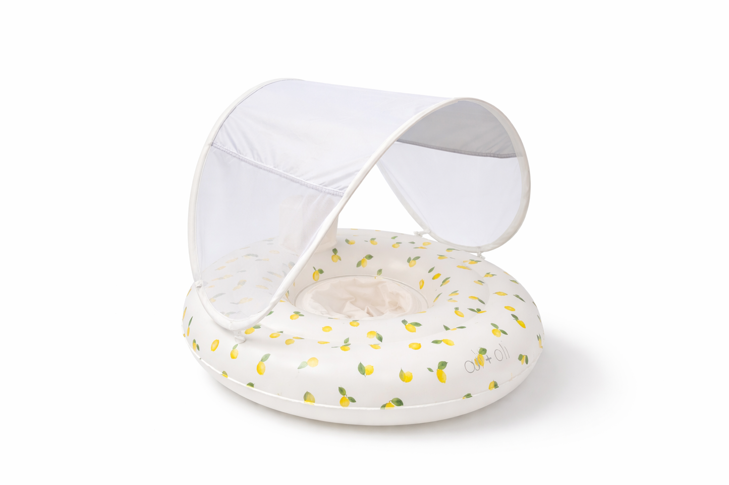 Ali+Oli - Ali+Oli Baby Swim Seat with Sun Canopy (Lemons)