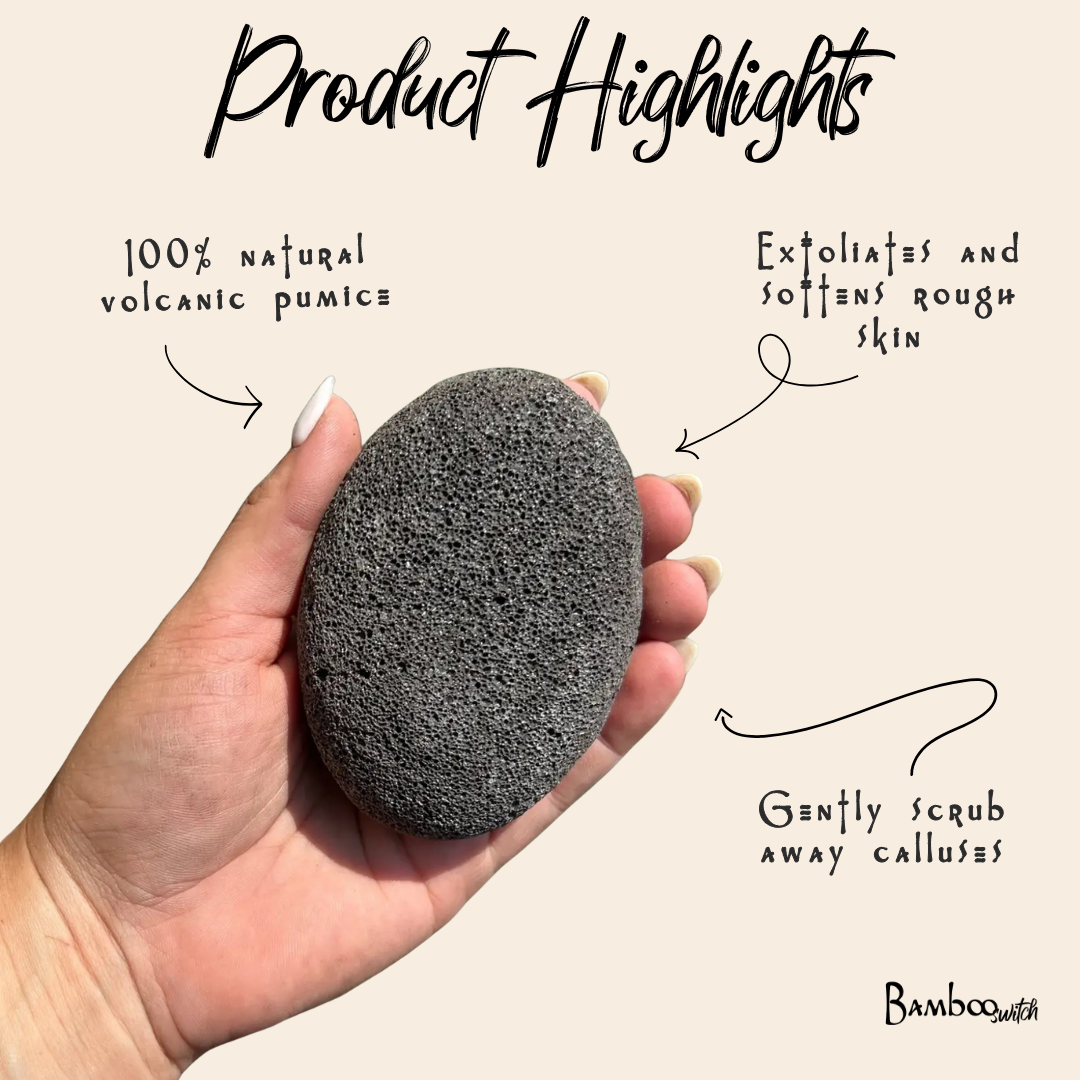 Bamboo Switch - Large Natural Pumice Foot Stone | Faire Market Bestseller