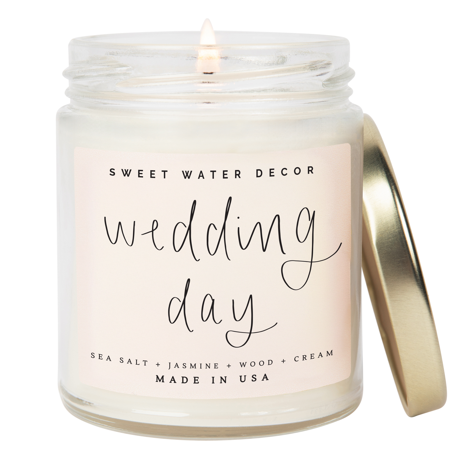 Sweet Water Decor - Wedding Day 9 oz Soy Candle - Home Decor & Wedding Gifts