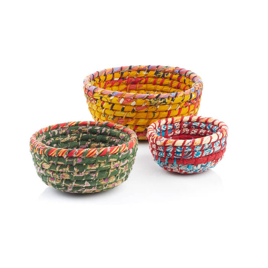 SERRV International - Round Chindi Baskets - Set of 3