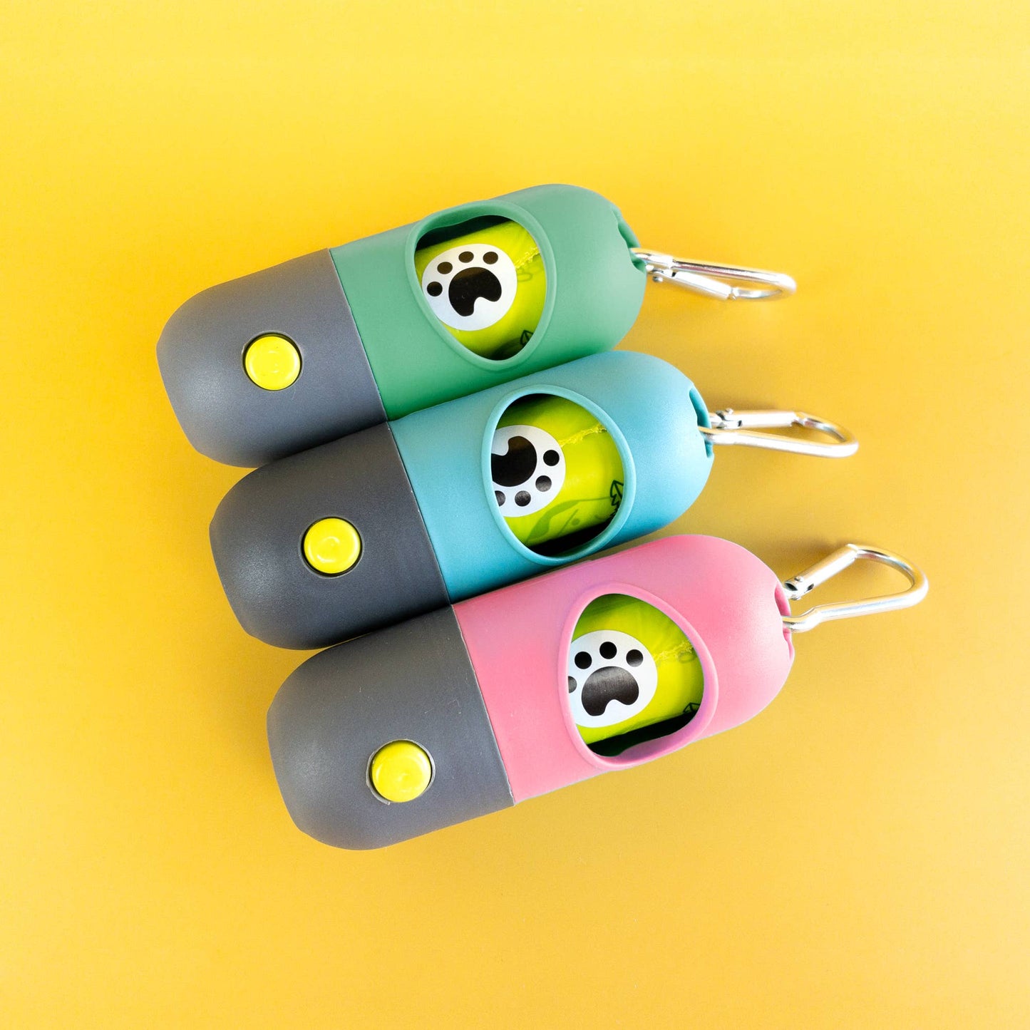 Green Waves Co. - Poop Bag Dispenser with LED Flashlight