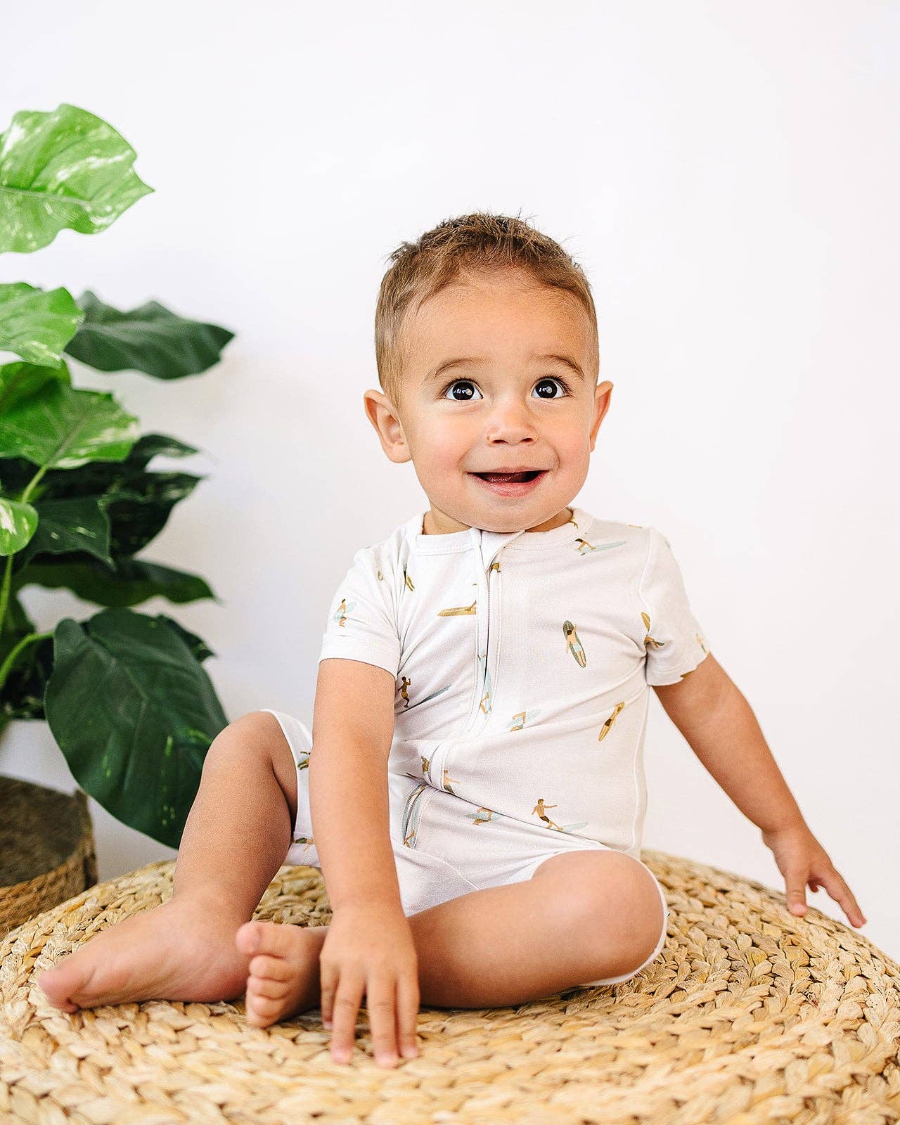 Short Zip Romper