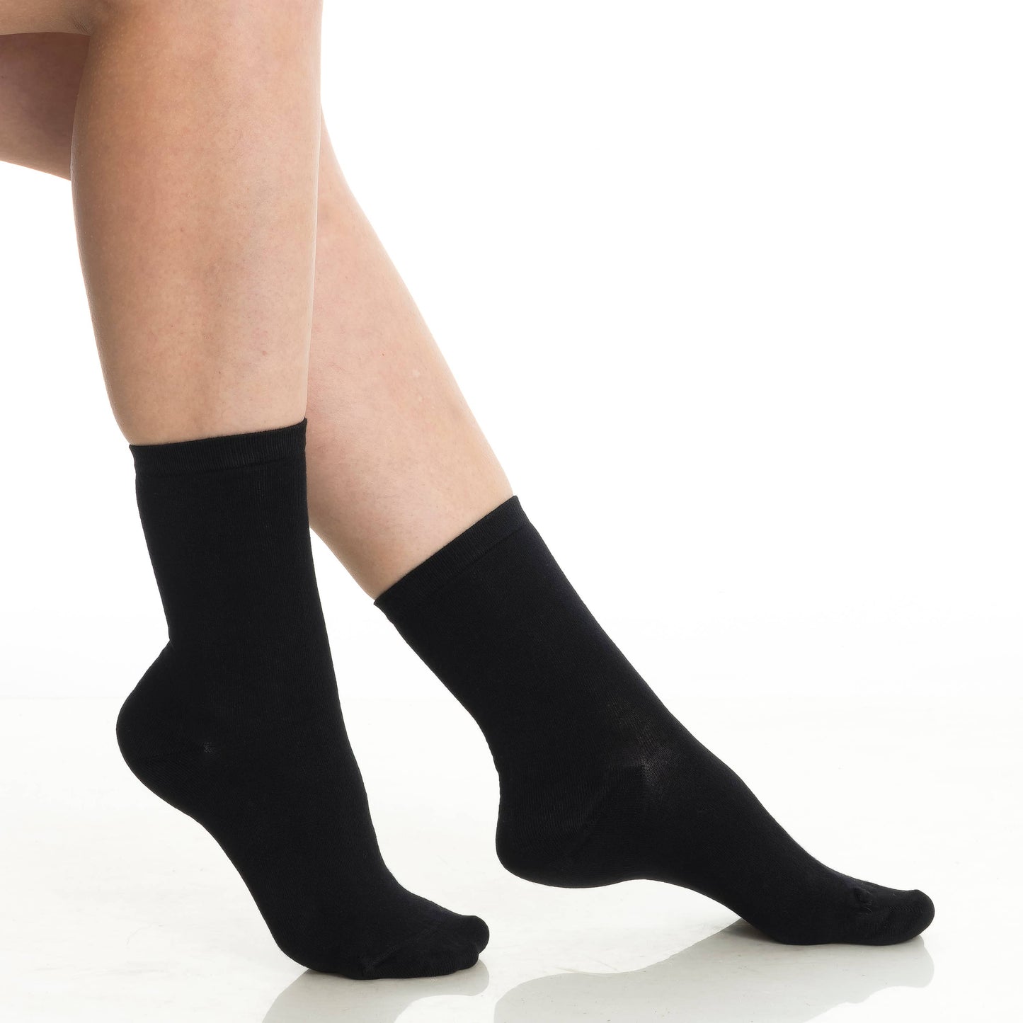 Womens Bamboo Crew Socks-Super Soft, Odor Free 3-Pack