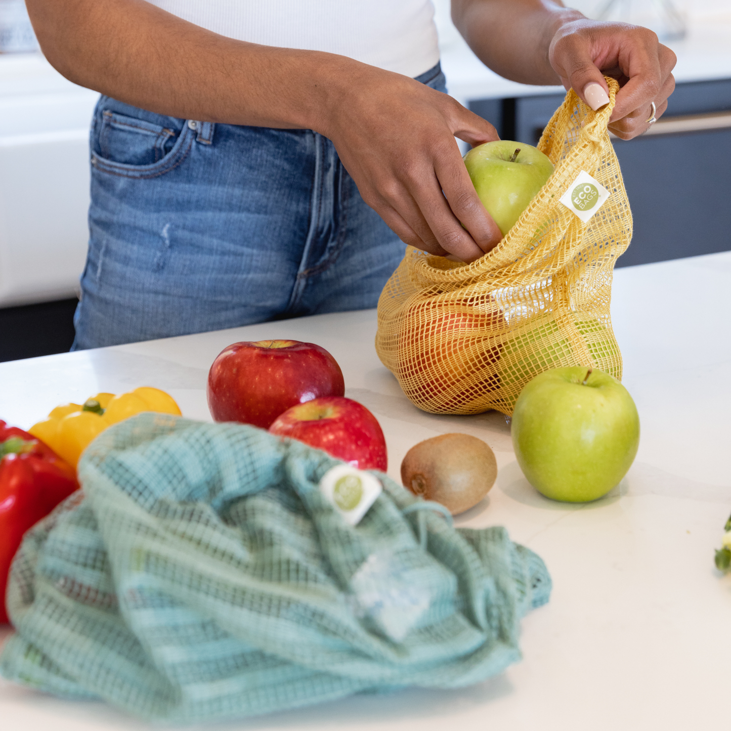 ECOBAGS - Packaged Cellulose Reusable Produce Bags - 3 Pack