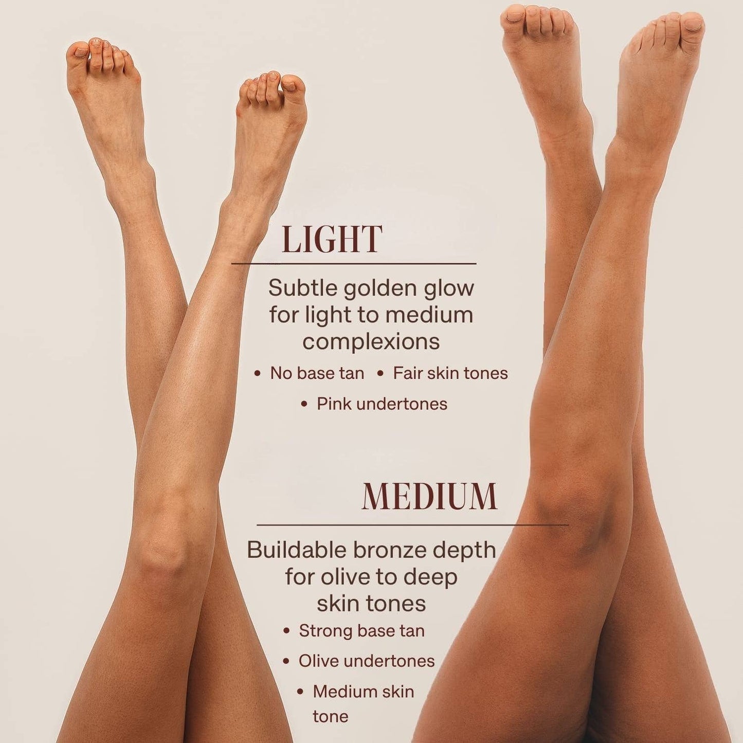 Self Tanner Body Lotion 7.5oz, (2 Shades)