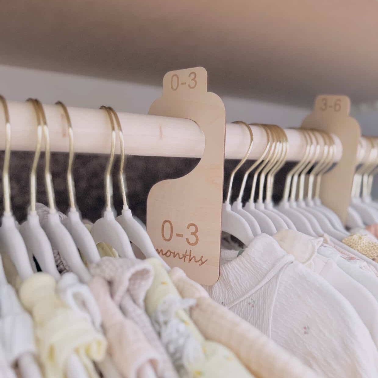 Ali+Oli - Baby Closet Size Dividers & Organizer – Newborn - 24 Months