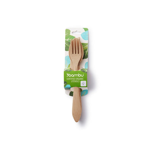 NEW DESIGN Bamboo Spoon, Knife & Fork Set