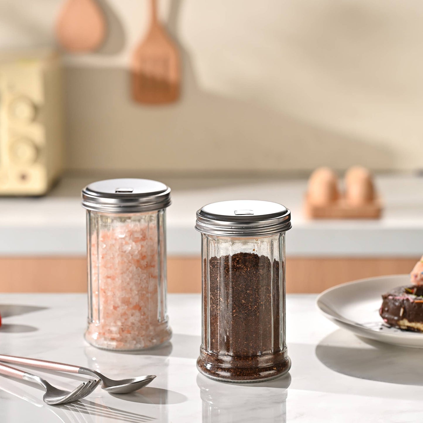 Fox Run Brands - Fox Run Classic Glass Sugar Shaker, 12 Ounce With Lid