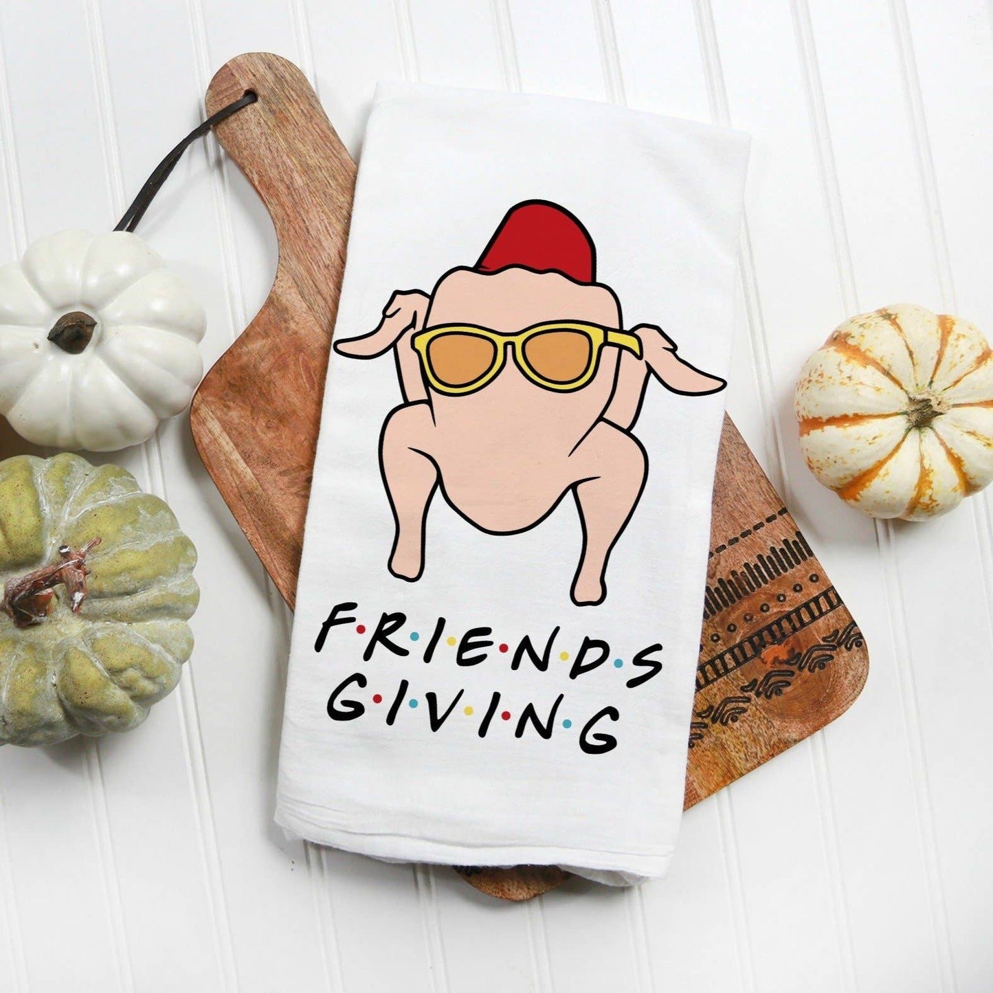 Love You a Latte Shop - Friends Giving Turkey Kitchen Towel