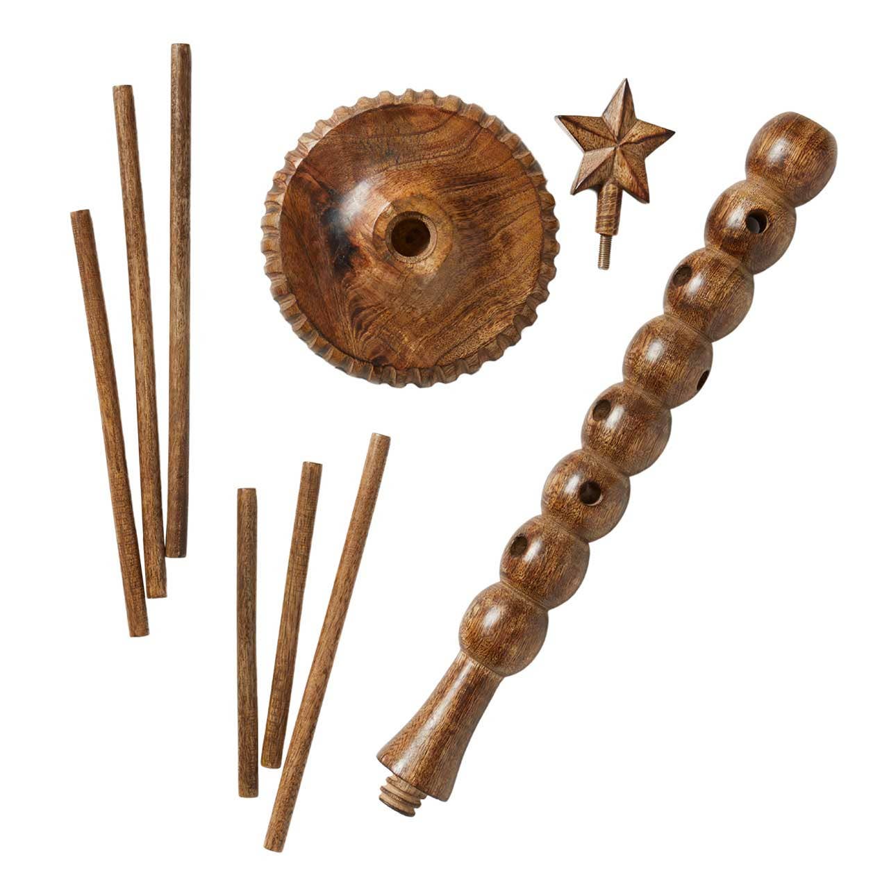 SERRV International - Wooden Dowel Tabletop Christmas Tree
