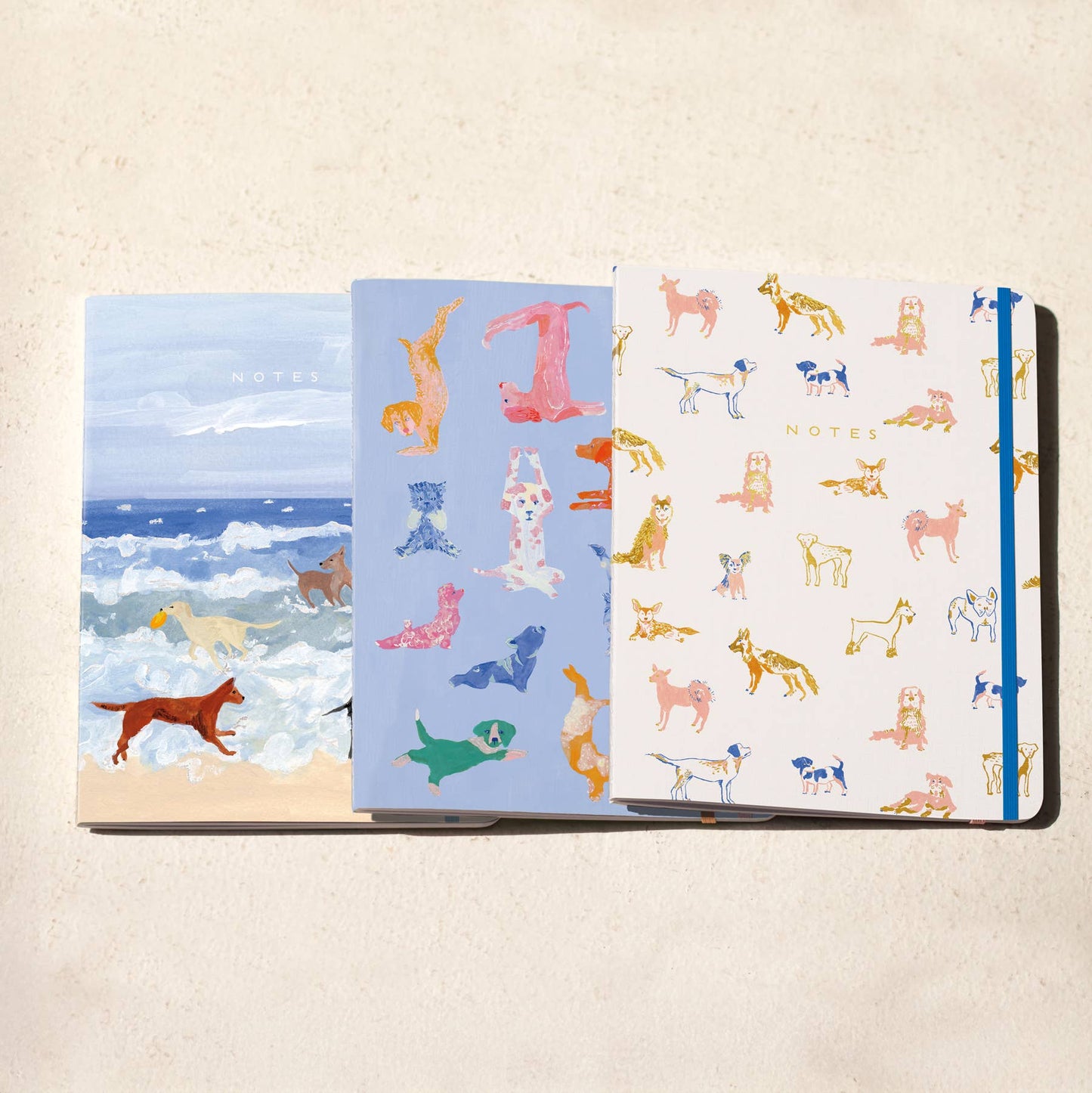 Dogs Seedlings Sewn Trio Notebook Set | STN94863
