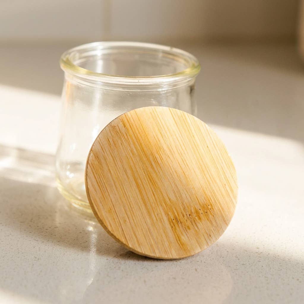 Oui Yogurt Jar Bamboo Lid | Earth Day Bestseller