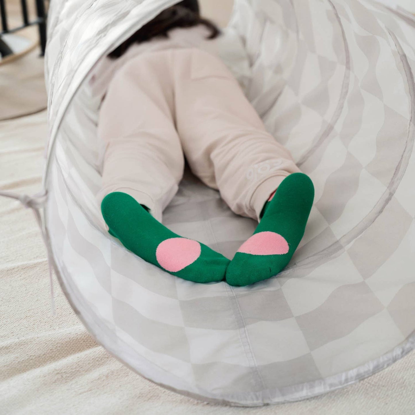 Kids Play Tunnel with Recycled Fabric