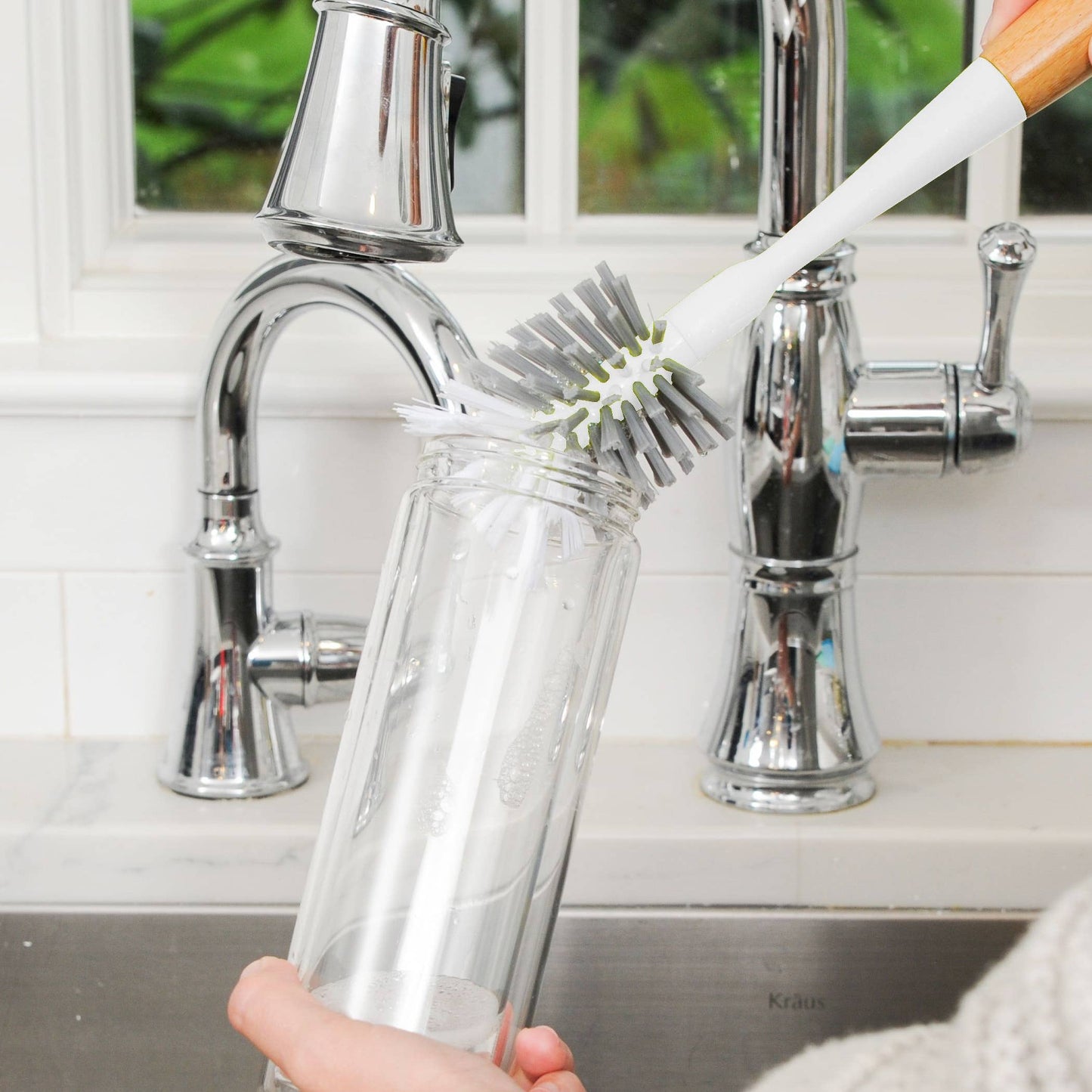 Full Circle Home - The Upstanding Bottle Brush (formerly Clean Reach)