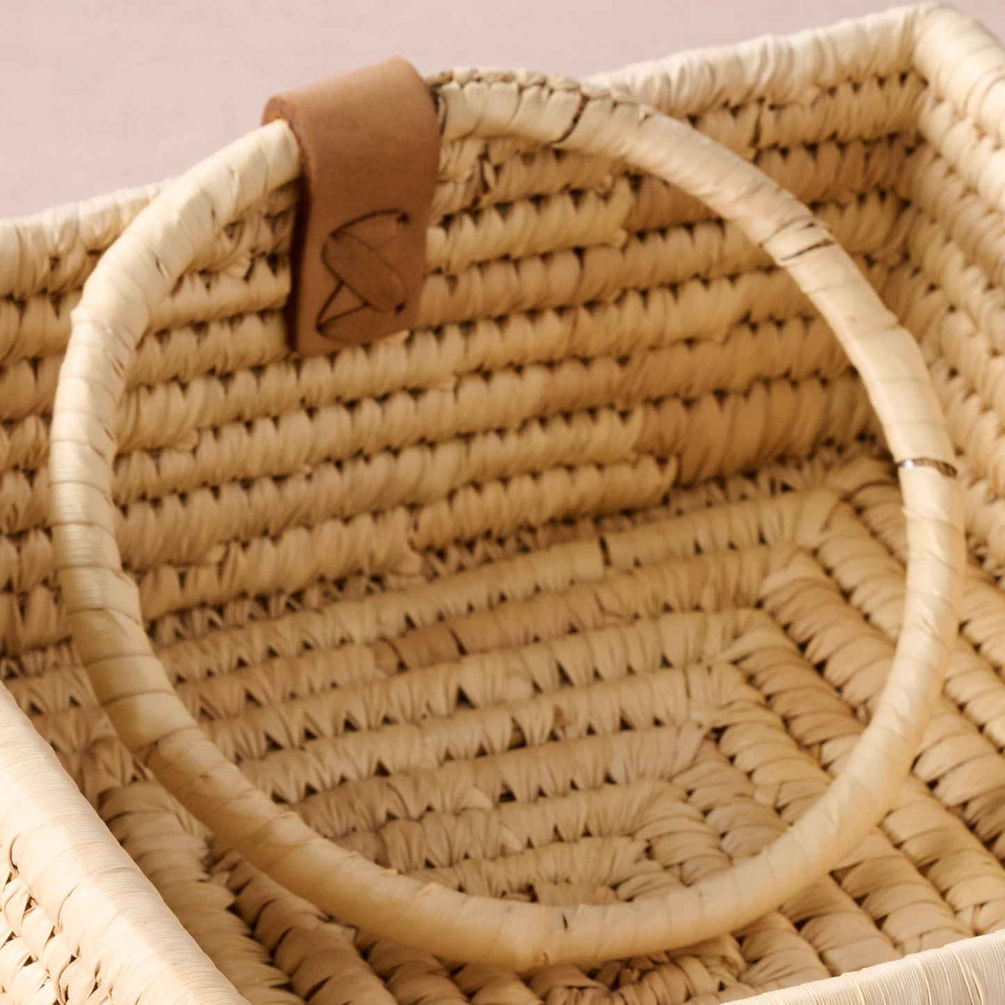 Ten Thousand Villages - Khejur Woven Palm Leaf Napkin Basket