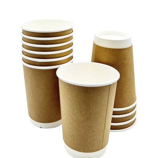 Three Leaf Products - Three Leaf 12 Oz. Paper Hot Cups, 500 Ct.