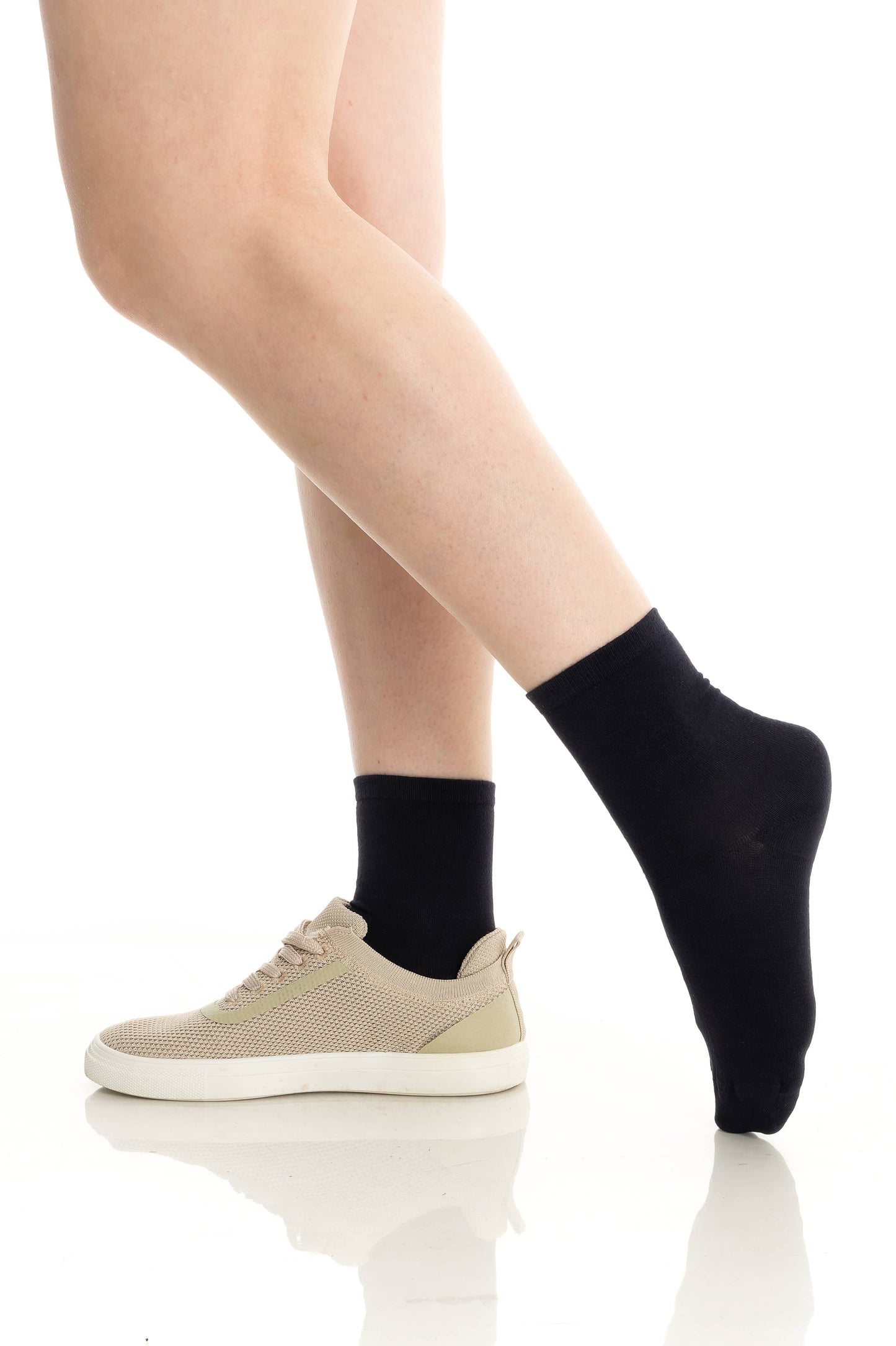 Womens Bamboo Crew Socks-Super Soft, Odor Free 3-Pack