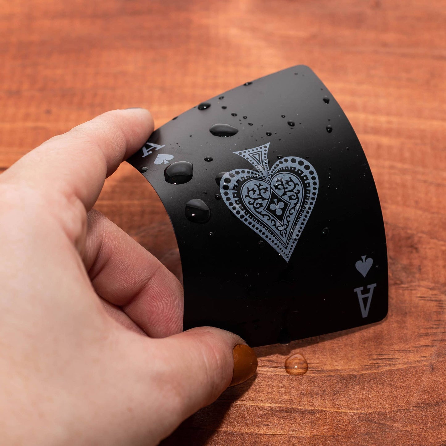 Men's Black Edition Waterproof Card Deck | Plastic