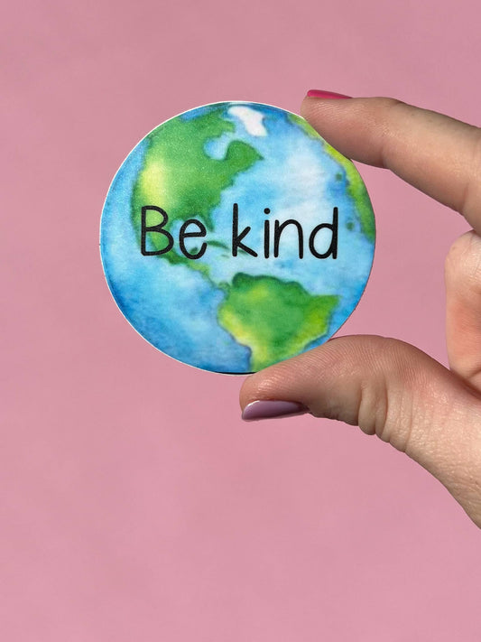 Uplifter Sticker - Be Kind World sticker