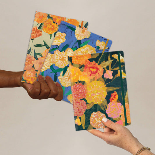 Marigolds Sewn Trio Notebook Set