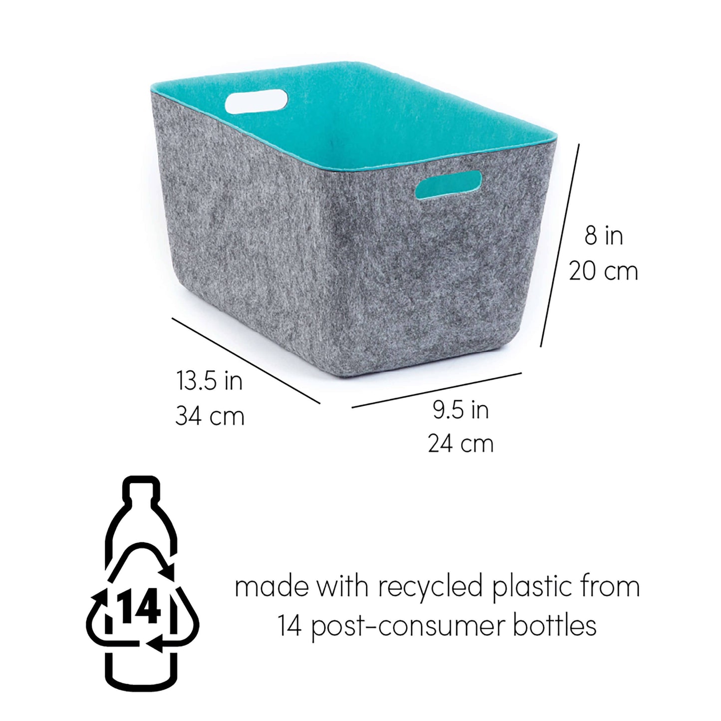 ReSTAK recycled FELT storage medium tall