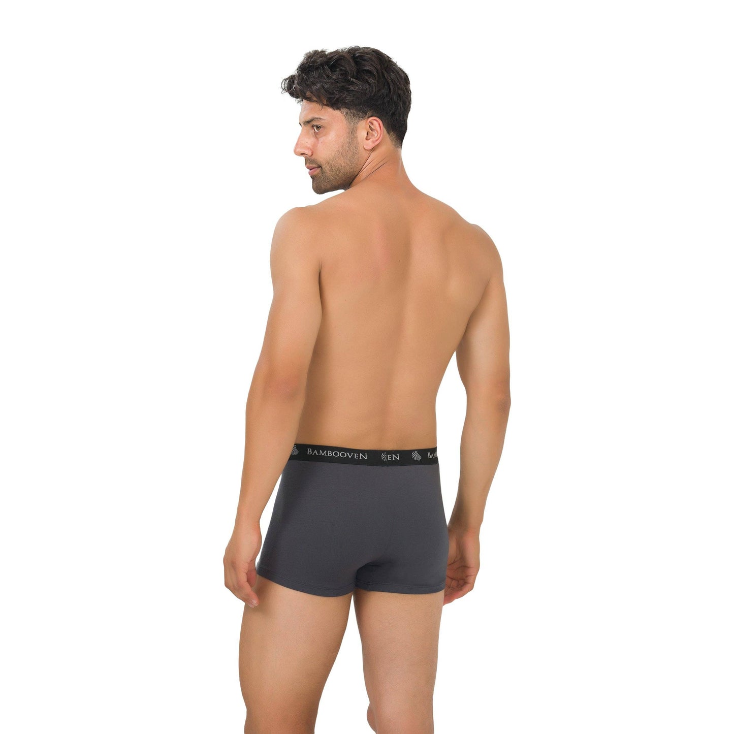 Mens Bamboo Trunks with Pouch 4-Pack