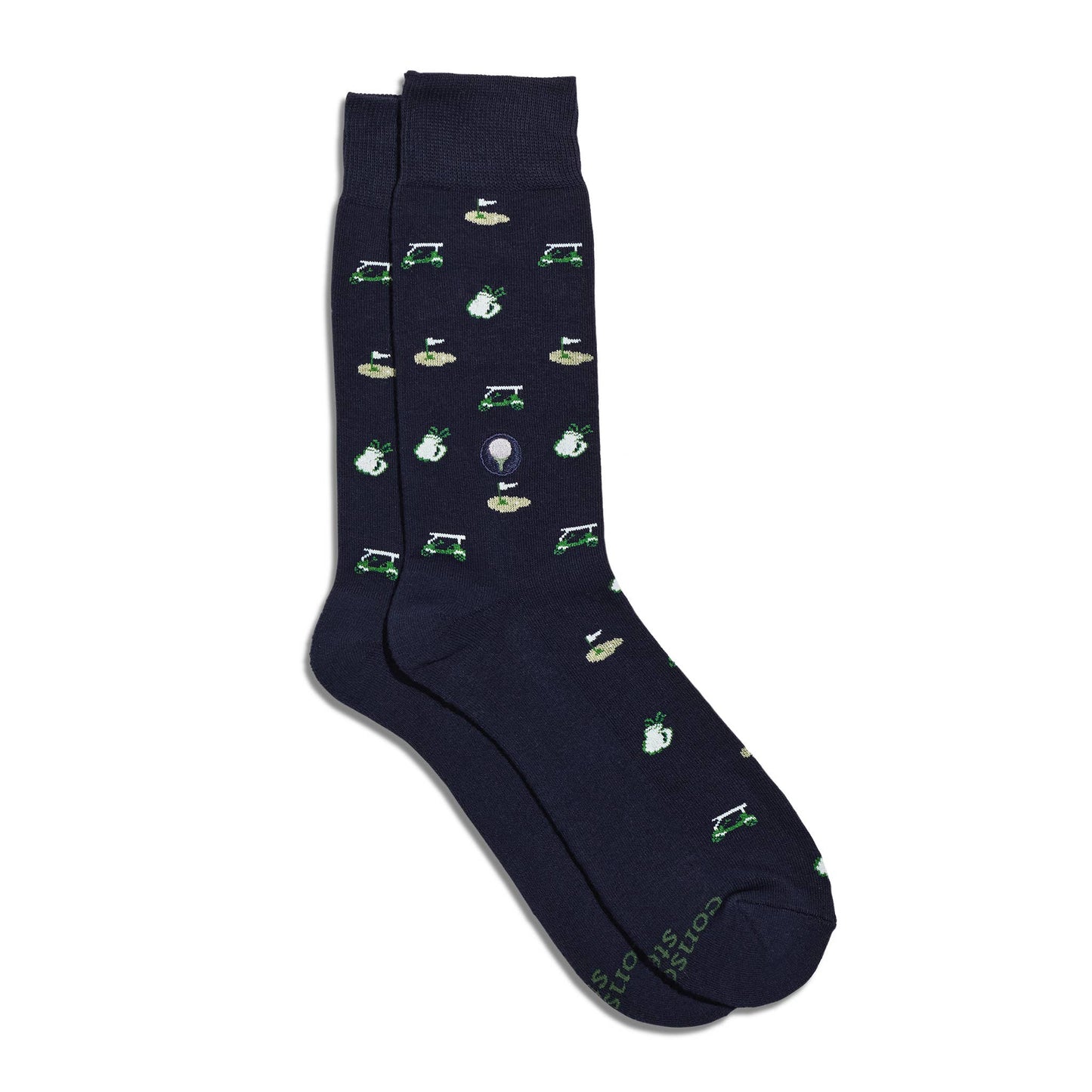 Conscious Step - Socks that Support Youth Sports | Navy Golf