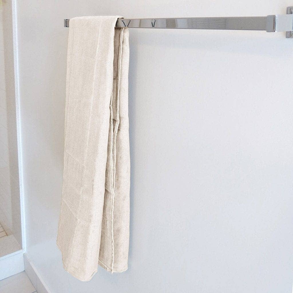 Nawrap Organic Cotton Bath Towel (Ivory, Brown, Green)