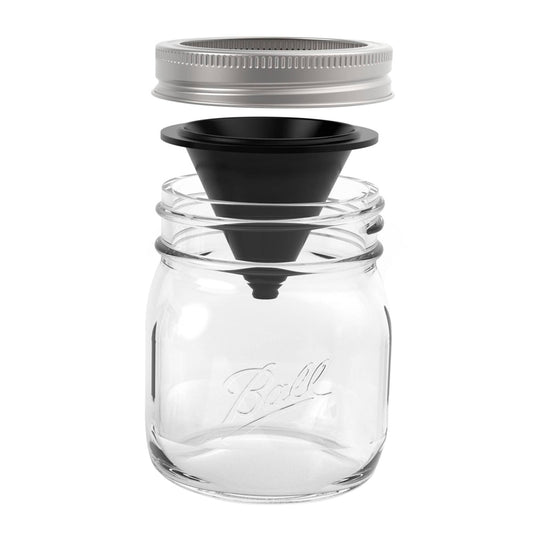 Fox Run Brands - Jarware Silicone Fruit Fly Trap, Regular Mouth Mason Jar