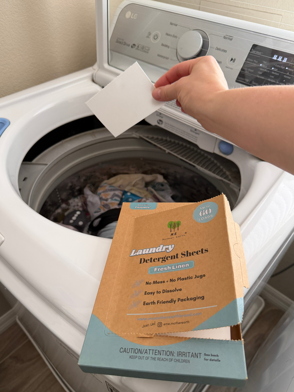 Laundry Detergent Sheets: 60 Loads - Fresh Linen