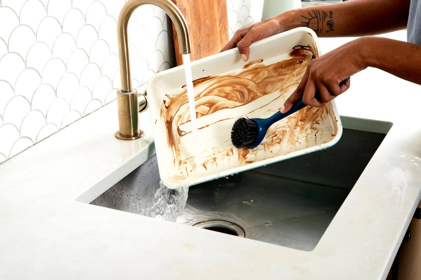 Full Circle Home - Clean Ocean - Heavy-Duty Dish Brush