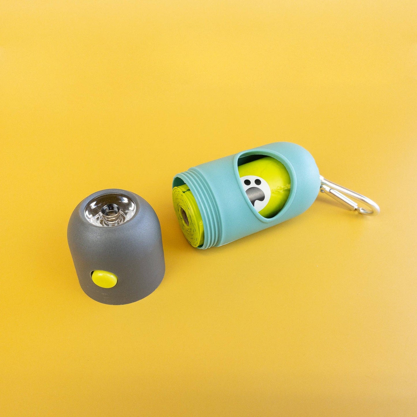 Green Waves Co. - Poop Bag Dispenser with LED Flashlight