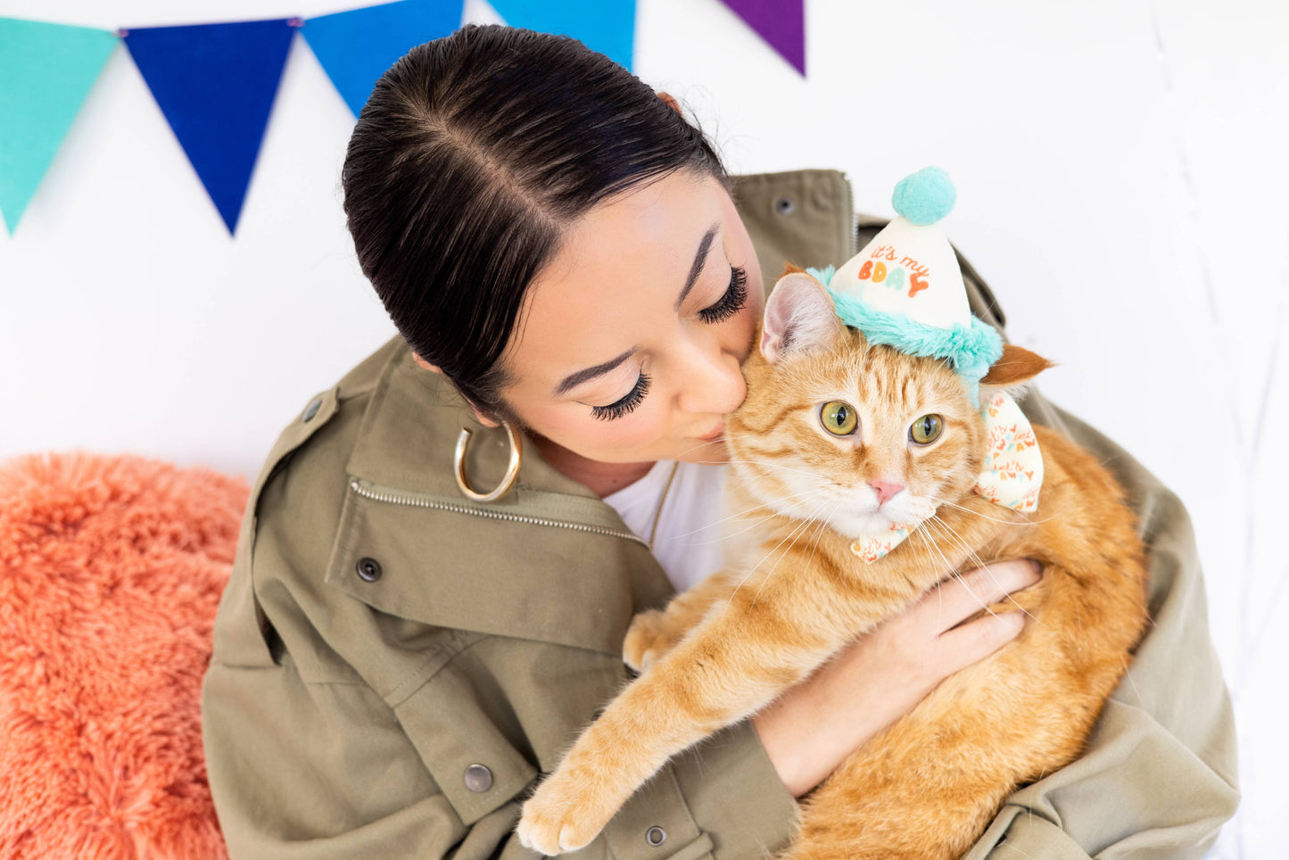Pearhead - Happy Purrday Cat Hat and Bowtie Set